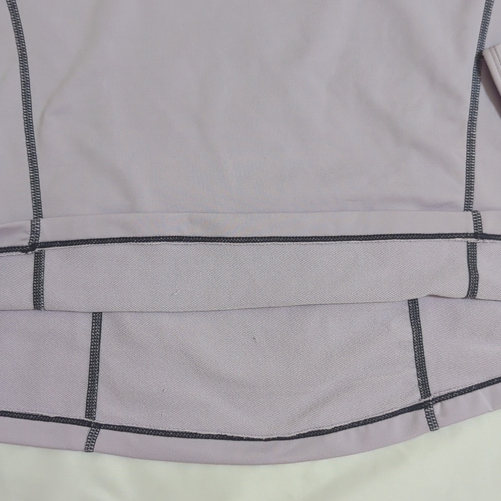 Nike Pro Dri-Fit Mock-Neck Long-Sleeve Top, Color Purple Size L (Kids) - Picture 6 of 14